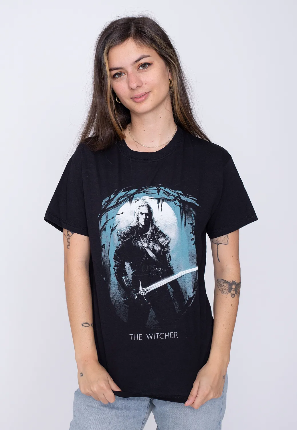 Impericon Silhouette Moon T-Shirt schwarz Unisex Größe M