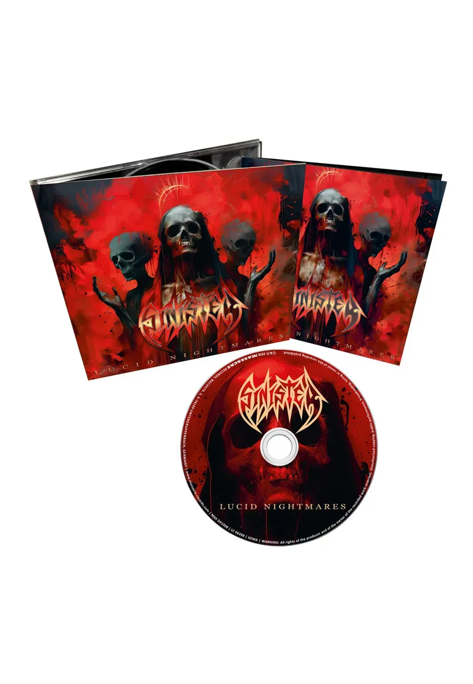 Lucid Nightmares Digipak CD Death Metal Neuheit