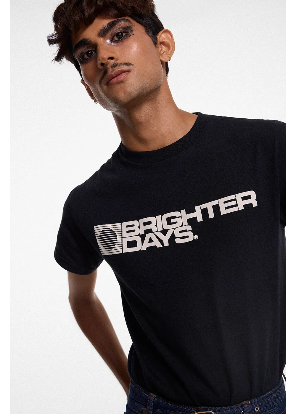 Ariana Grande Brighter Days Logo T-Shirt Siebdruck Shirt