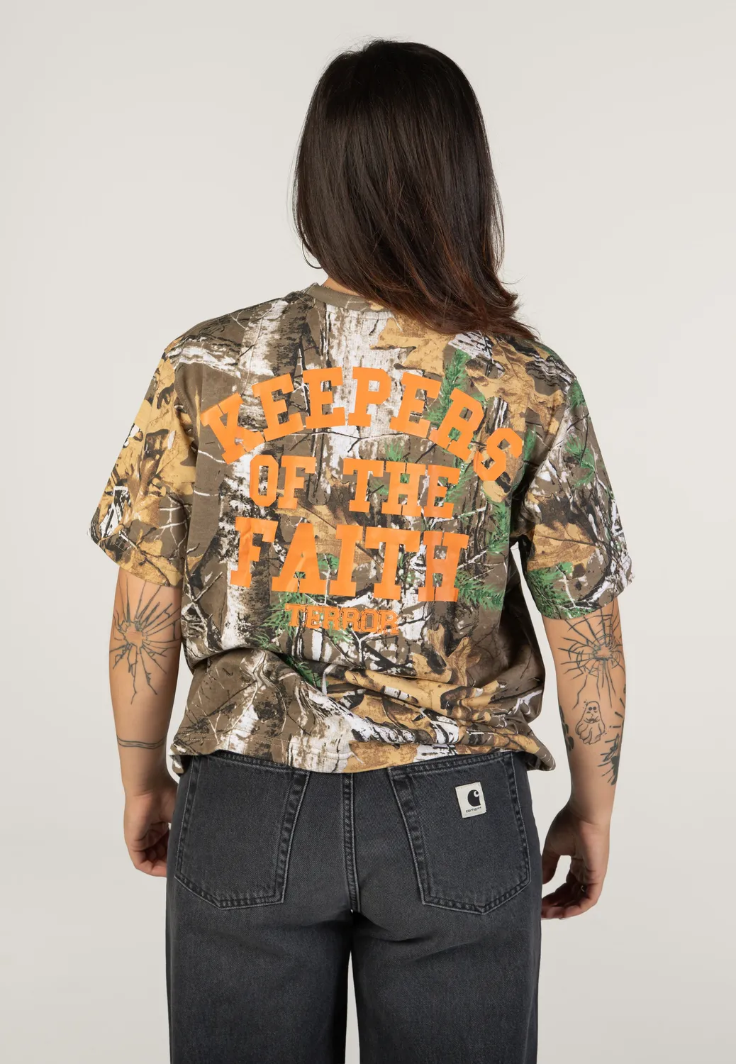 Impericon Keepers Of The Faith Real Camo T-Shirt grün