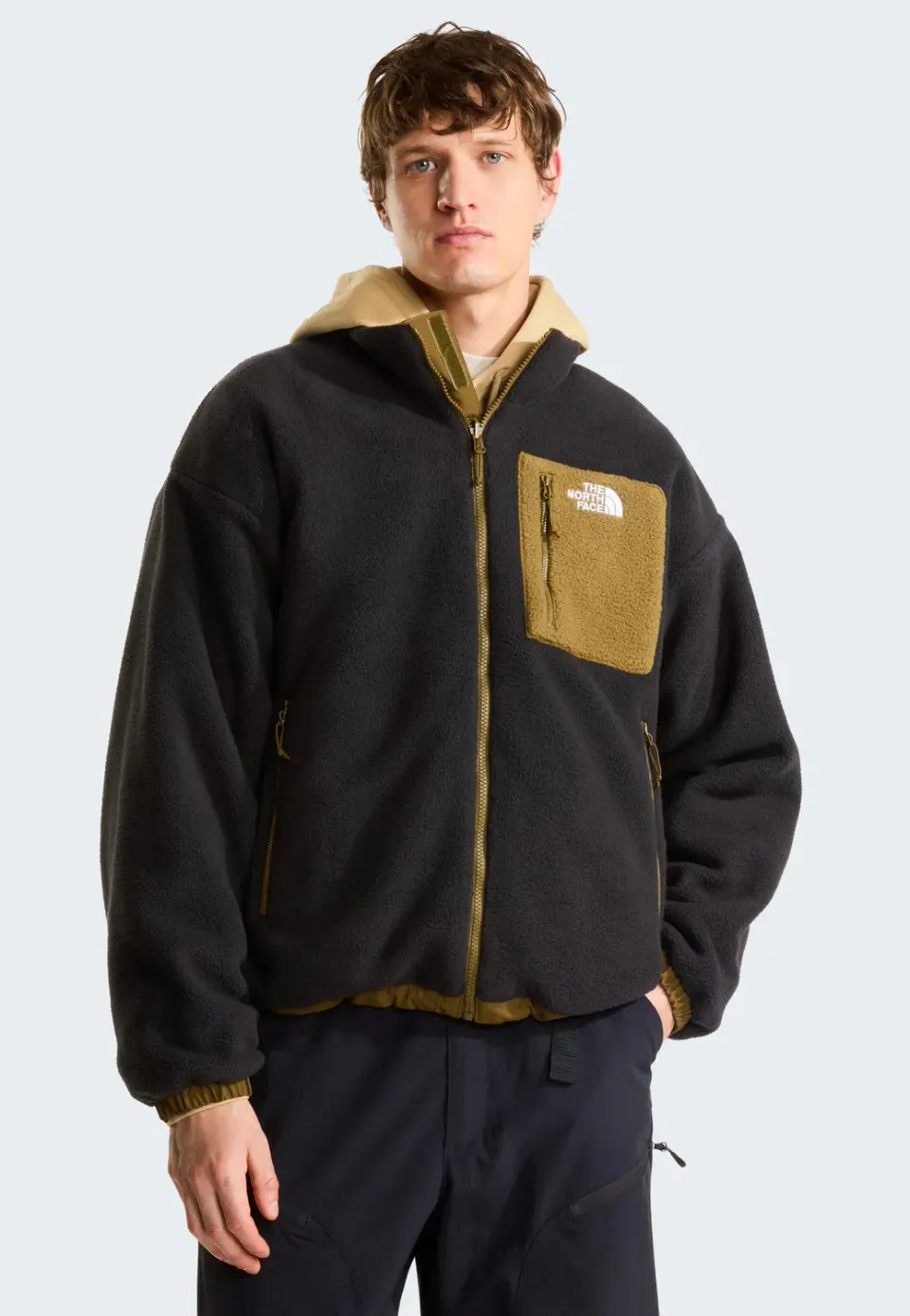 Impericon Yumiori Reversible Caraway Seed Black Fleece-Jacke