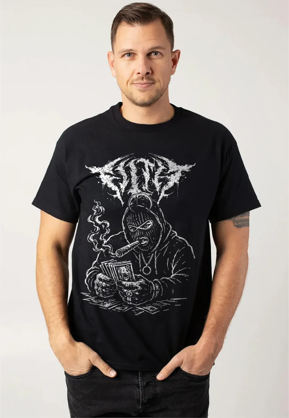 EU Tour 2026 T-Shirt schwarz Deathcore Tourshirt