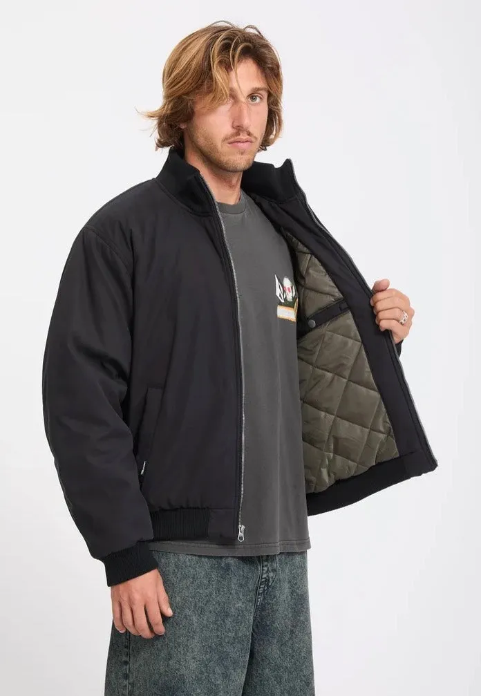 Burton Damerman Black Übergangsjacke Schwarz Polyester