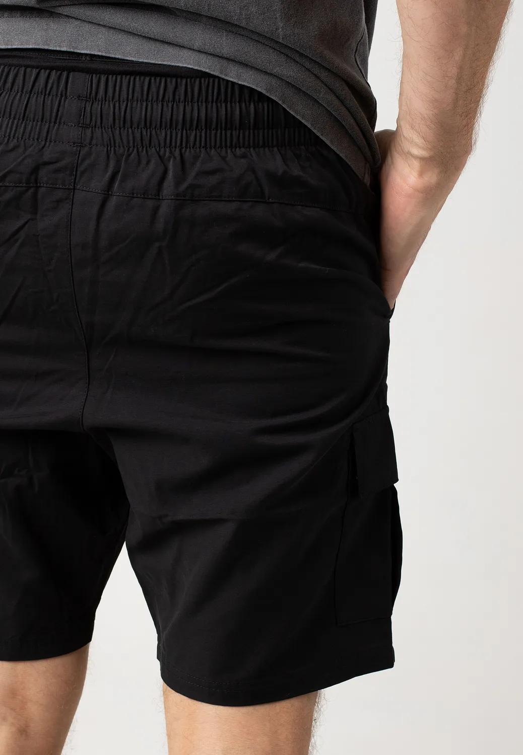 Impericon Caprera Cargo Black Cargo-Shorts M schwarz Baumwolle