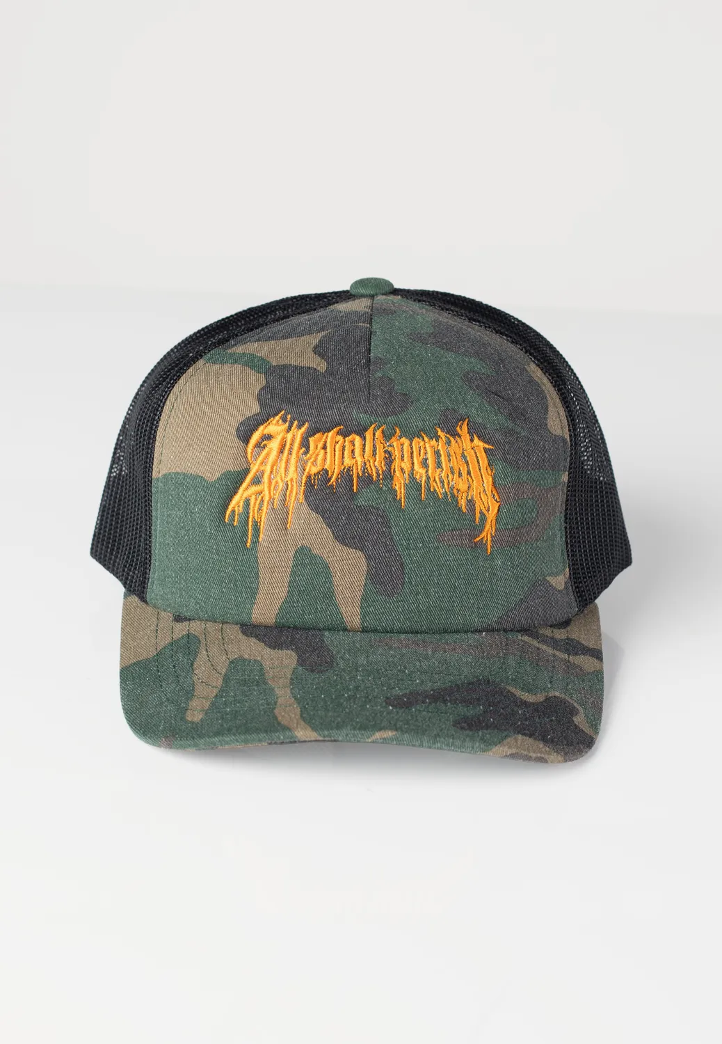 Impericon Orange Logo Trucker Cap Onesize schwarz Camo