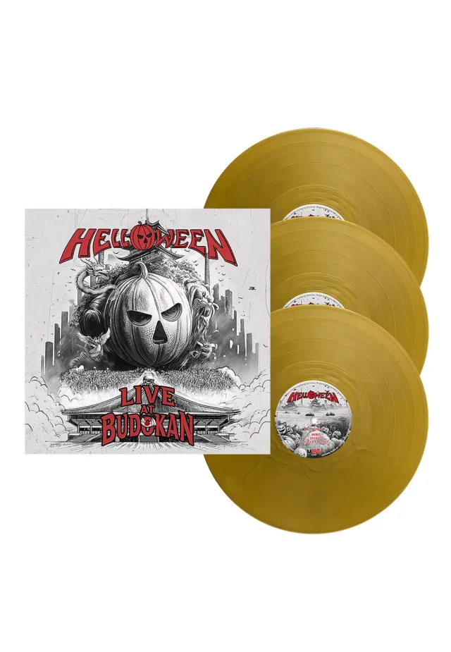 Helloween Live At Budokan Eagle Gold 3 Vinyl farbig limitiert