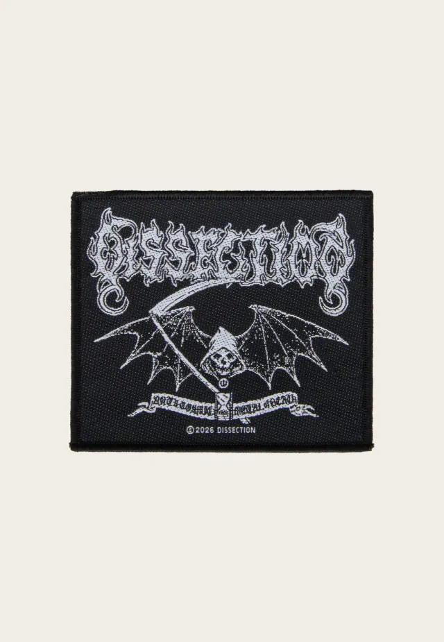 Reaper Aufnäher schwarz Onesize Polyester