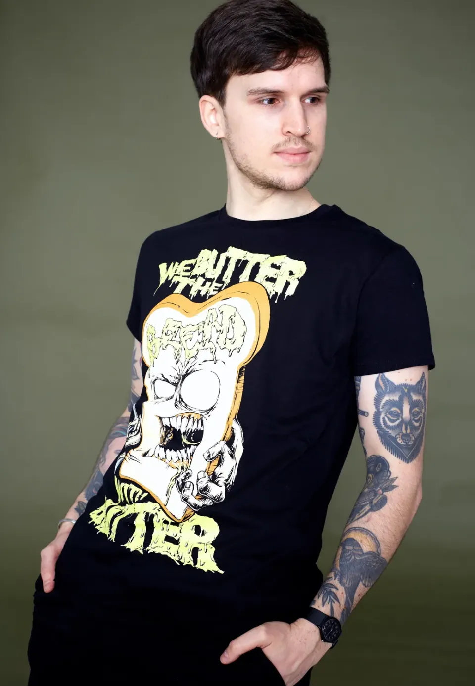 Impericon Schnitte T-Shirt schwarz Unisex