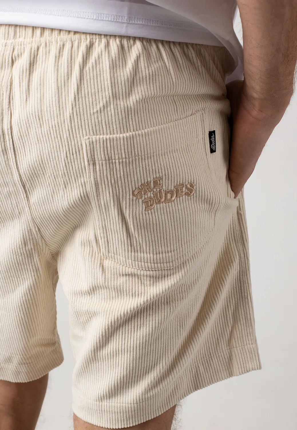 Impericon Wasted Dudes Creme Shorts Cord beige