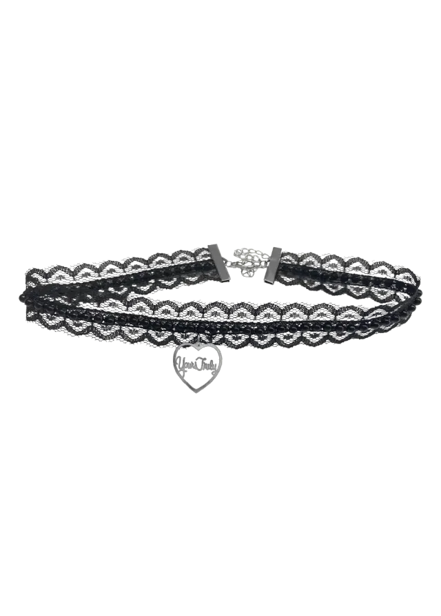 Ariana Grande Yours Truly 10th Anniversary Choker Spitze Herz
