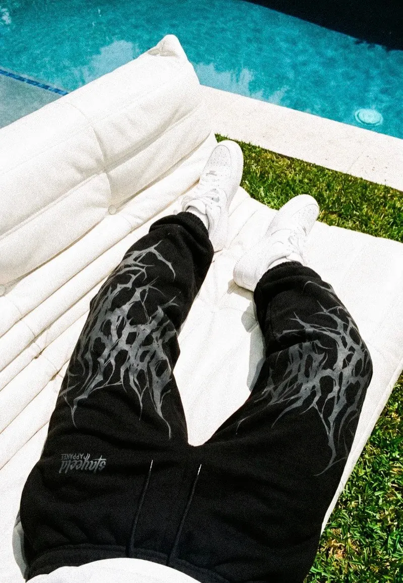 Impericon Reign of Blood Acid Washed Jogginghose schwarz