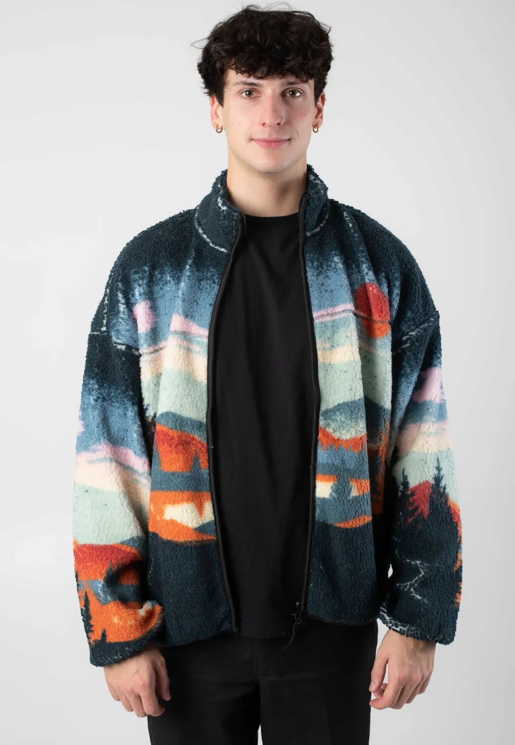 Impericon Blaze Reg Full Zip Fleecejacke blau Reflecting Pond