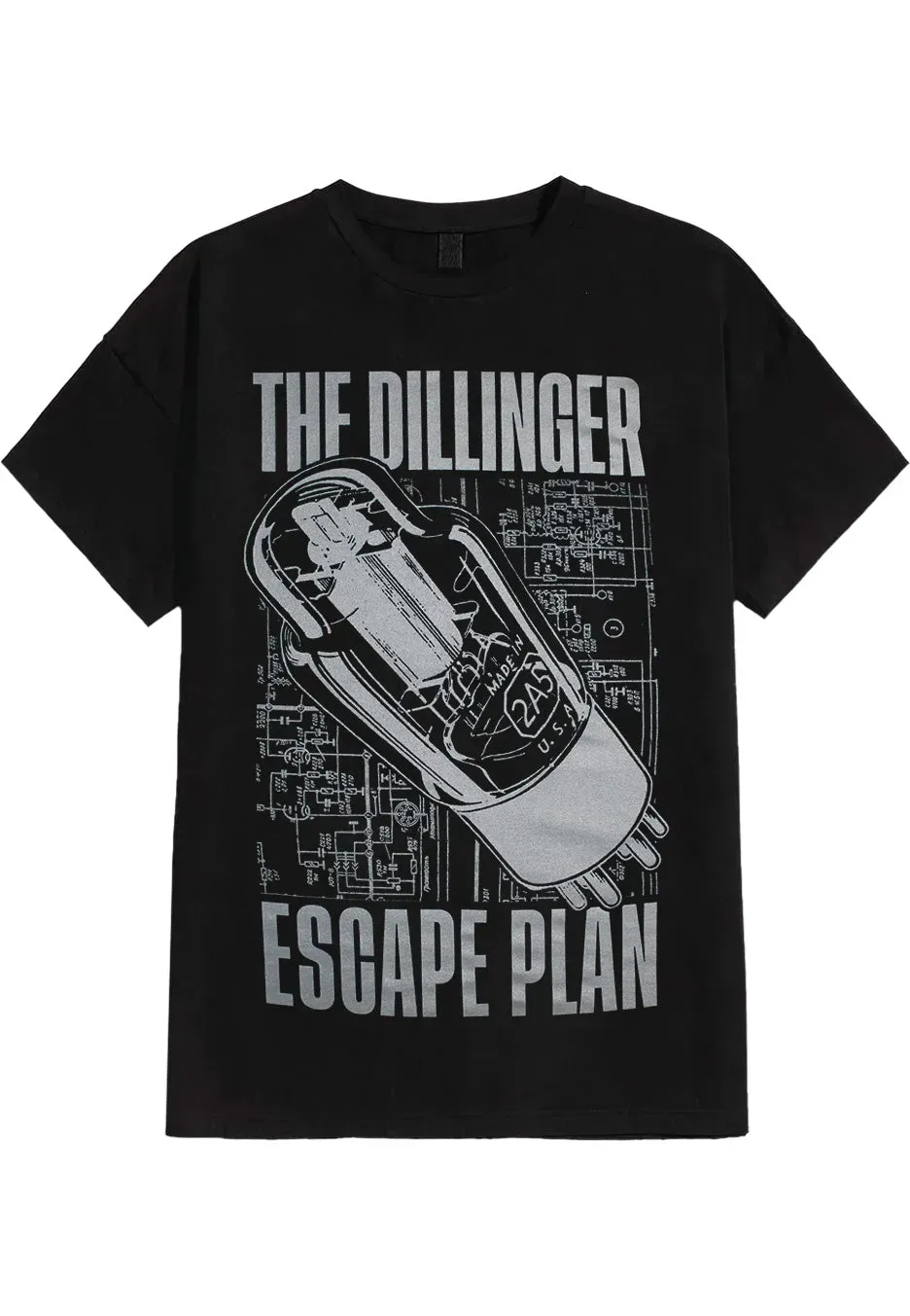 Tube T-Shirt schwarz Jersey S bis 3XL Unisex