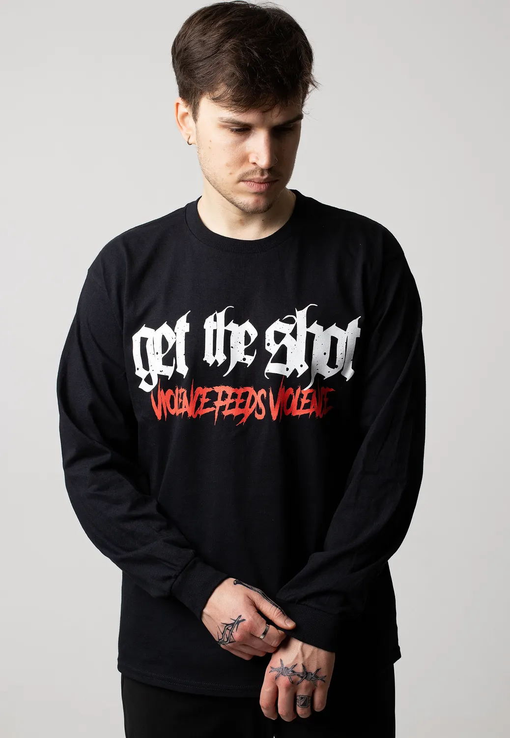 Impericon Violence Feeds Violence Longsleeve schwarz Hardcore