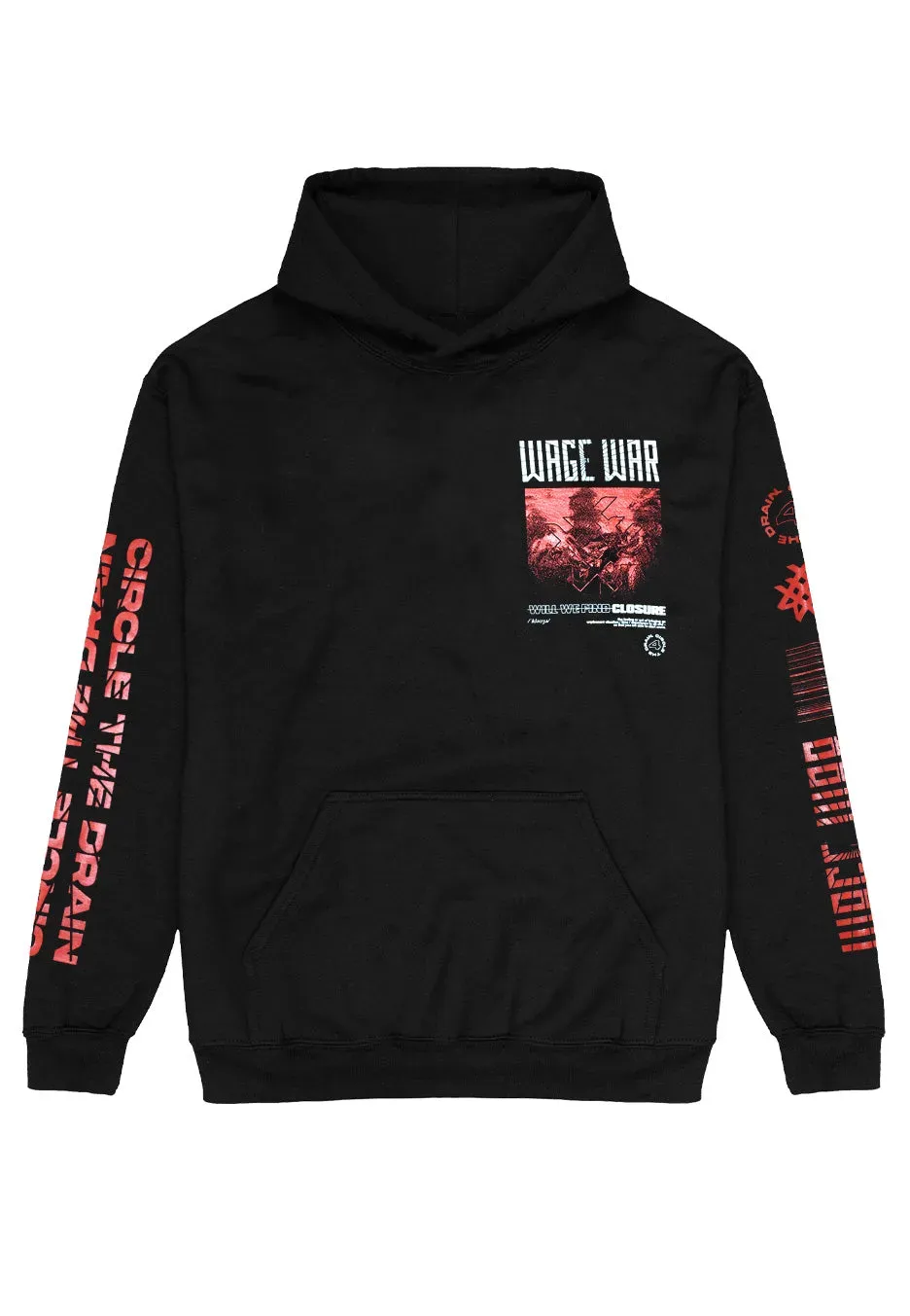 Impericon Circle The Drain Hoodie schwarz S-3XL Unisex