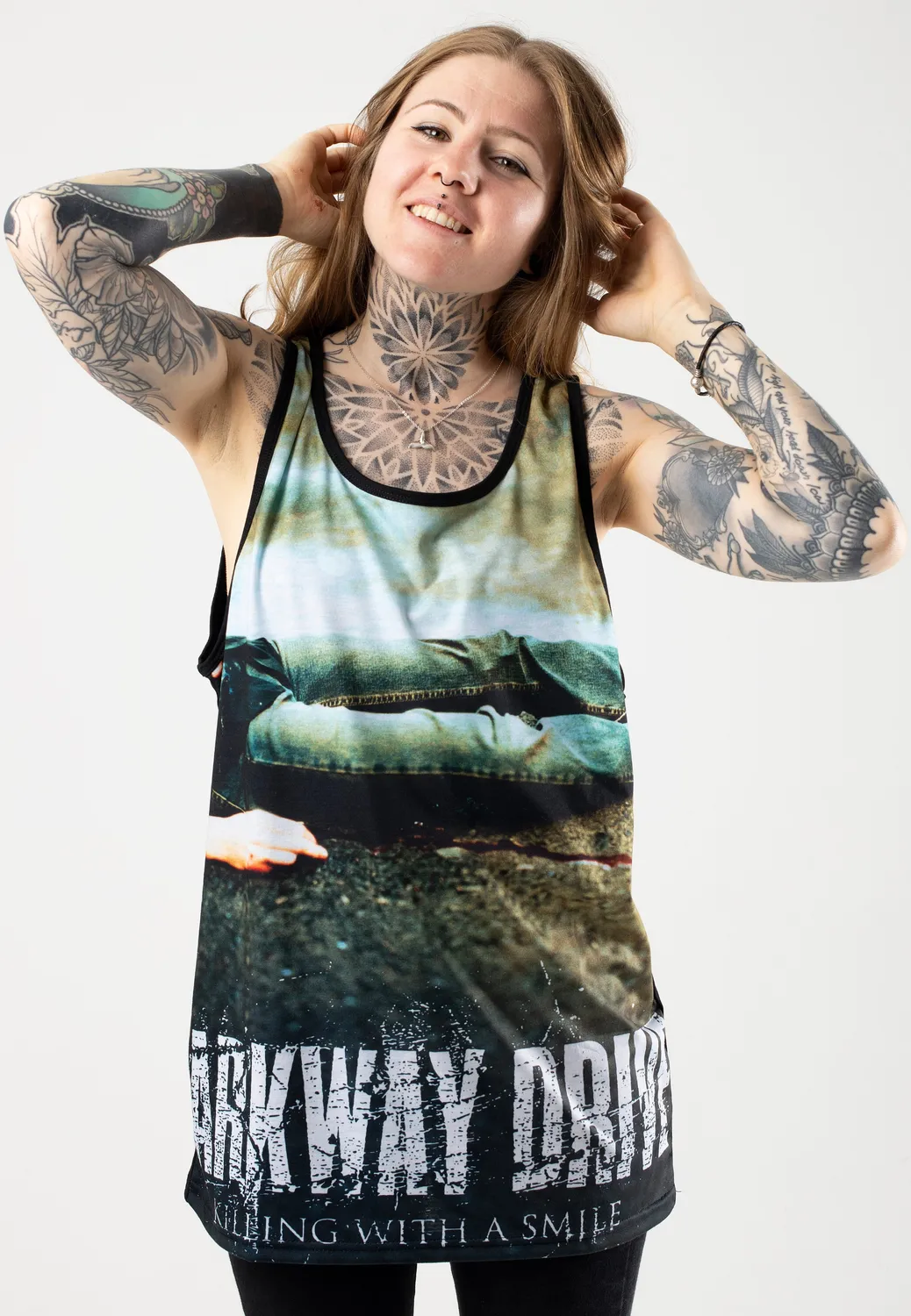Impericon KWAS Allover Tank Top bunt