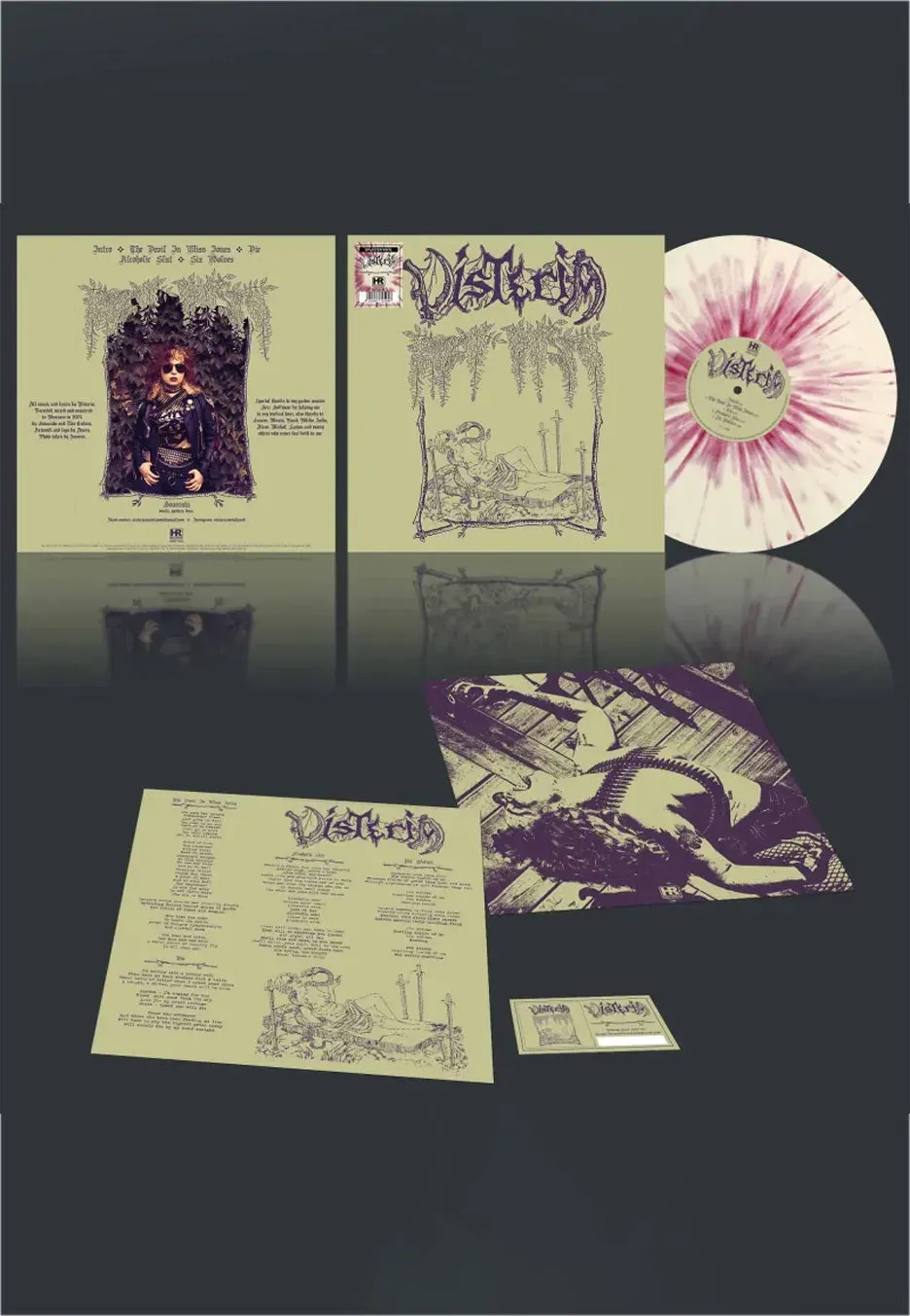 Impericon Visteria Ltd. Bone Purple Splatter Vinyl limitiert