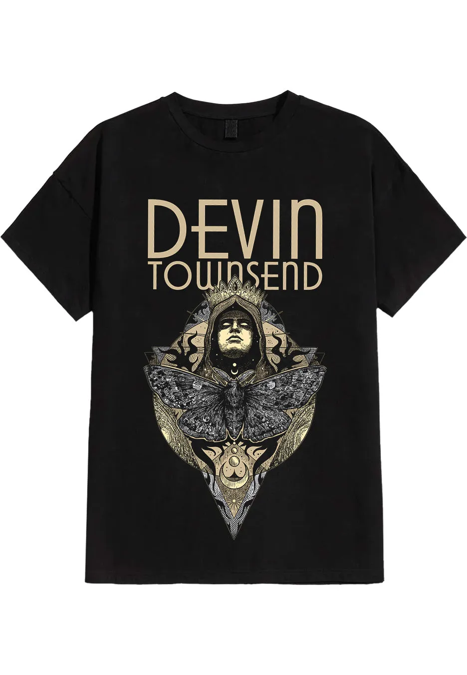 The Moth Live T-Shirt schwarz Jersey Kurzarm