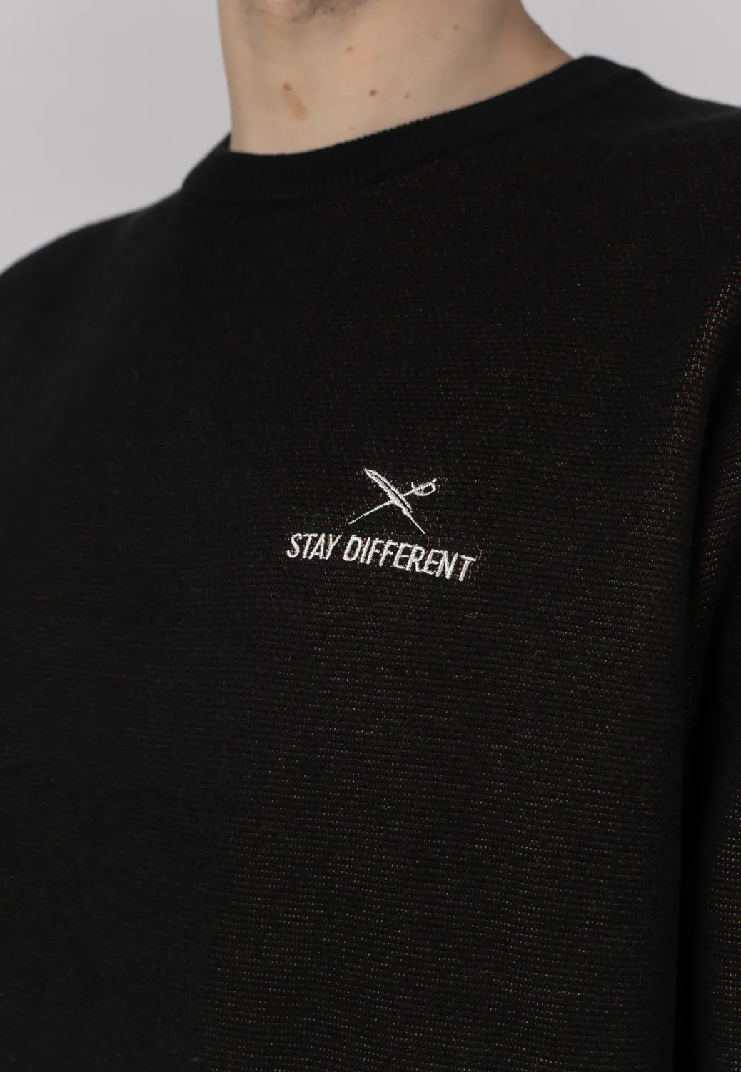 Impericon Stay Different Knit Black Pullover Herren Strick
