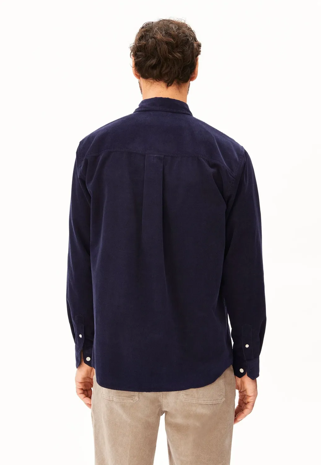 Impericon Corduroy Tinted Navy Hemd navy Baumwolle