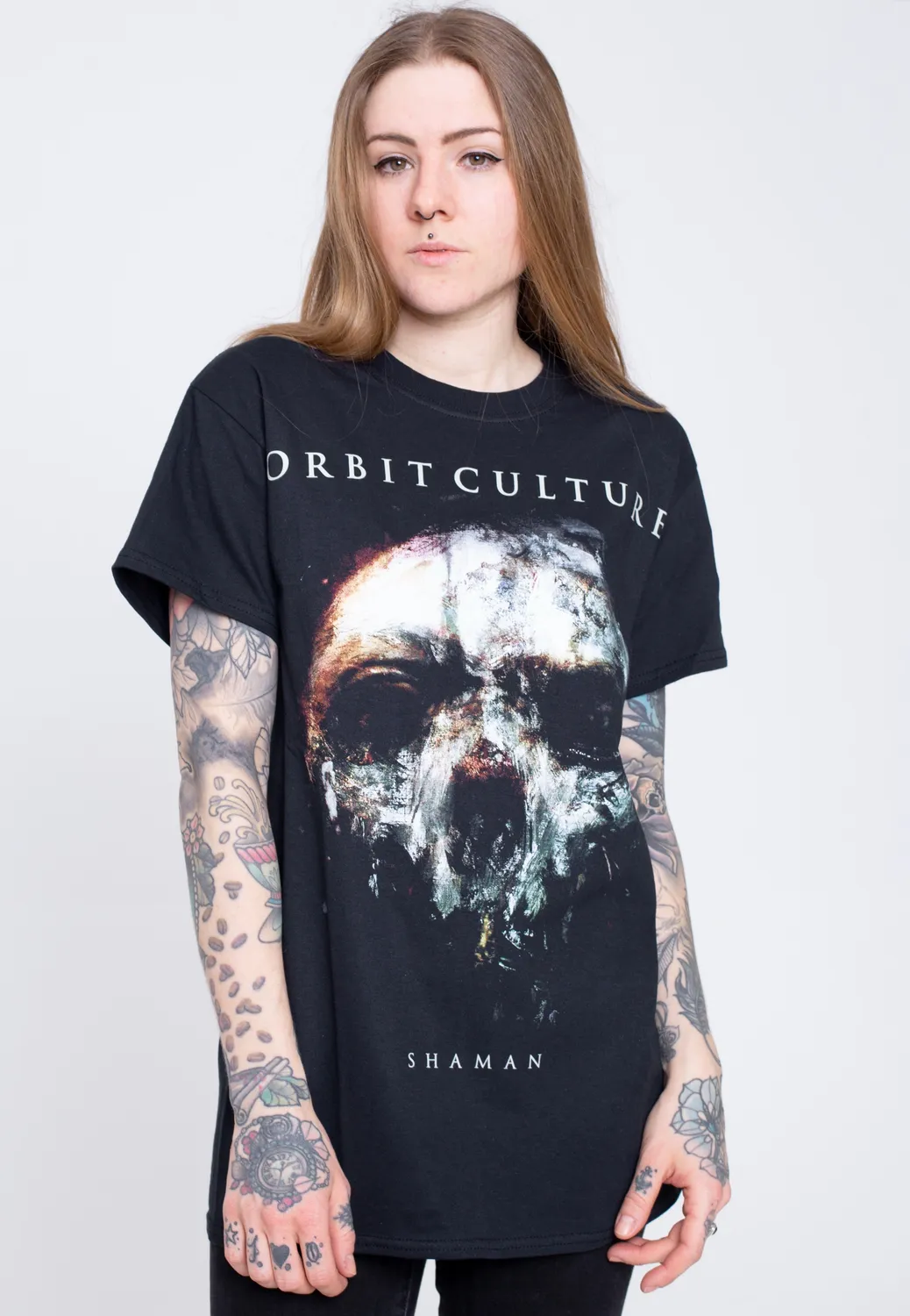 Impericon Shaman Cover T-Shirt schwarz Jersey