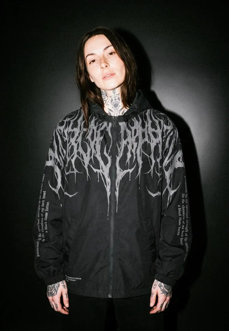 Impericon Reign Of Blood Black Grey Windbreaker
