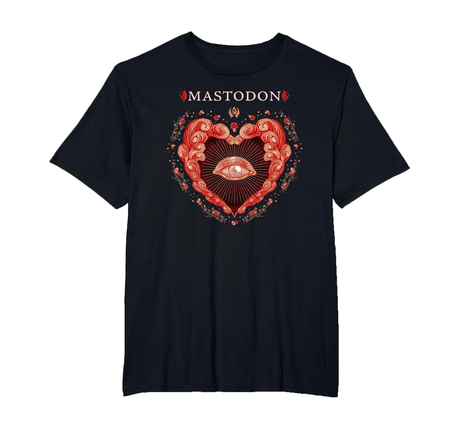 Mastodon Cts Heart T-Shirt Herz-Print