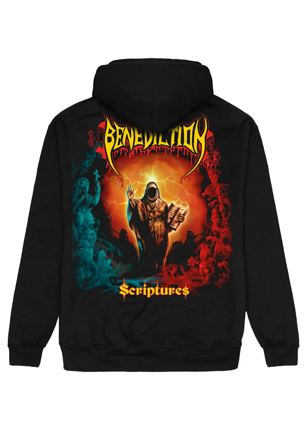 Impericon Scriptures Hoodie schwarz S bis 3XL