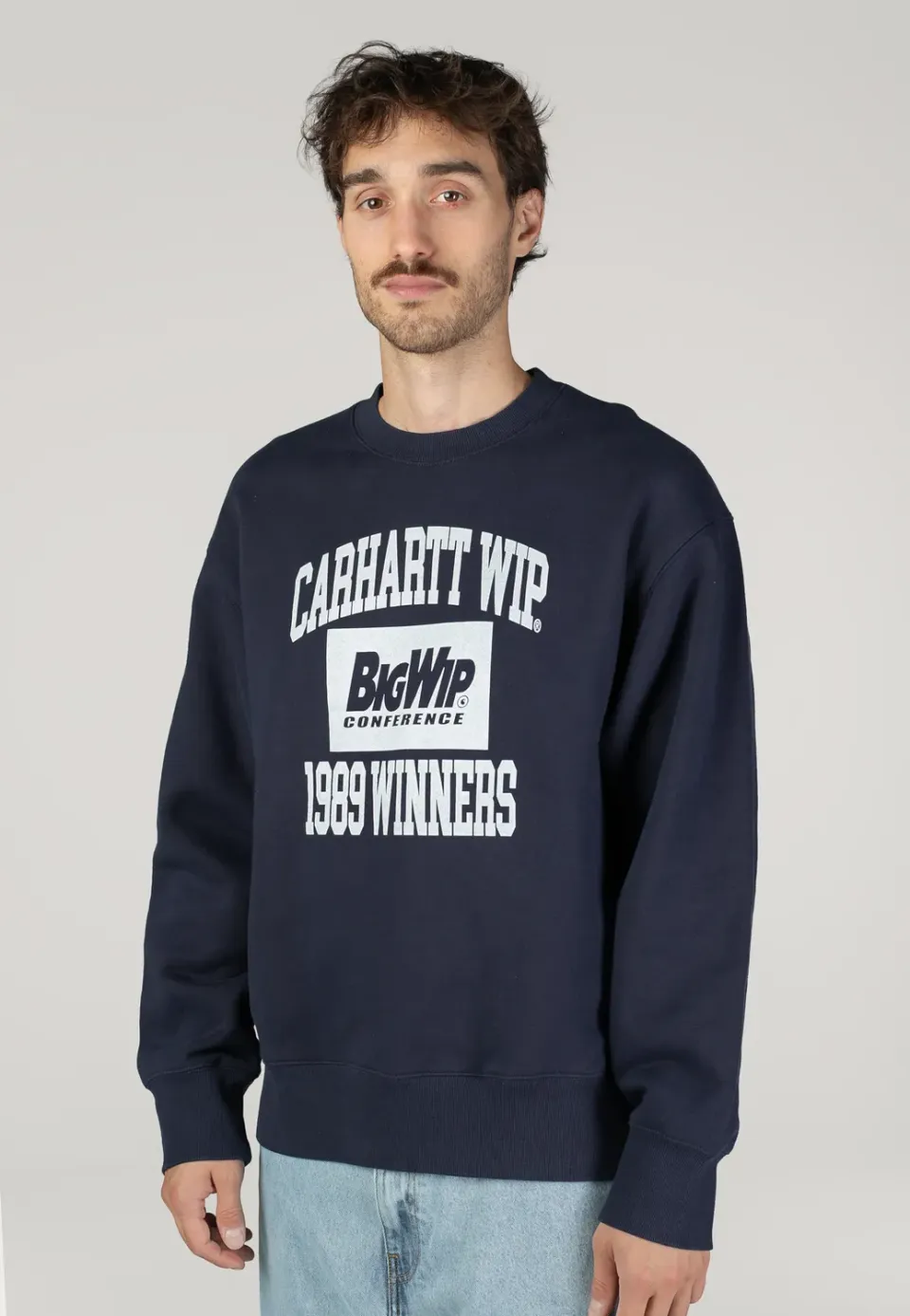 Impericon 1989 Winners Heavy Stone Wash Sweater navy Stone Wash