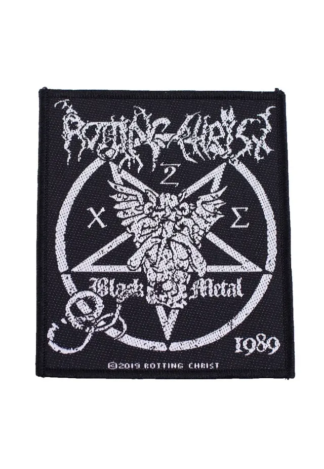 Rotting Christ Black Metal Aufnäher Patch schwarz
