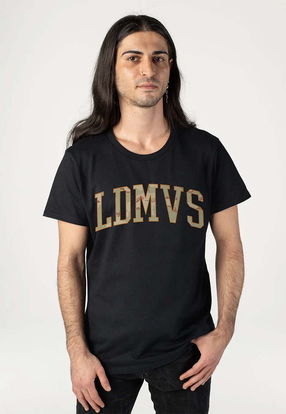 Impericon Camo College T-Shirt schwarz Unisex