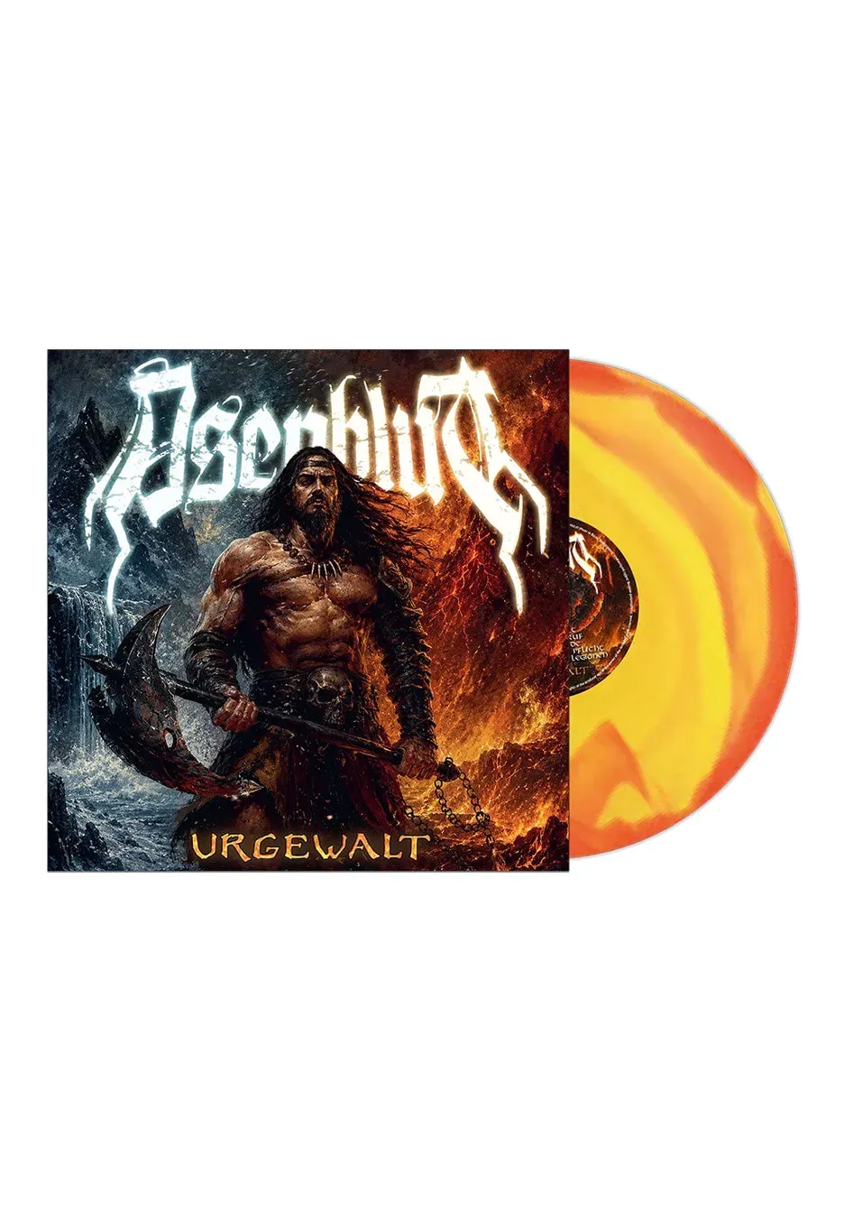 Impericon Urgewalt Ltd. Red Yellow Sunburst Vinyl farbig