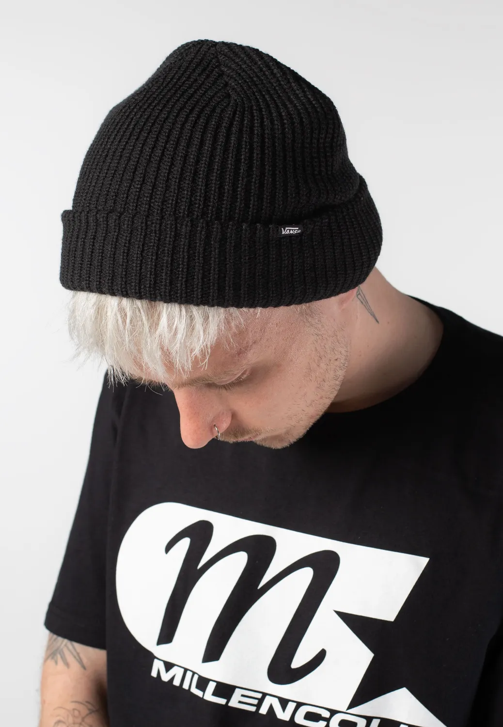 Impericon Core Basic Cuff Beanie schwarz Onesize