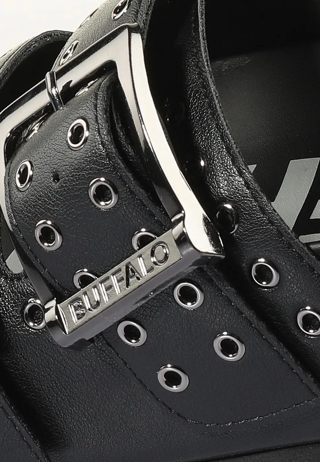 Impericon Jane Ari Riv Vegan Nappa Sandalen Schwarz vegan