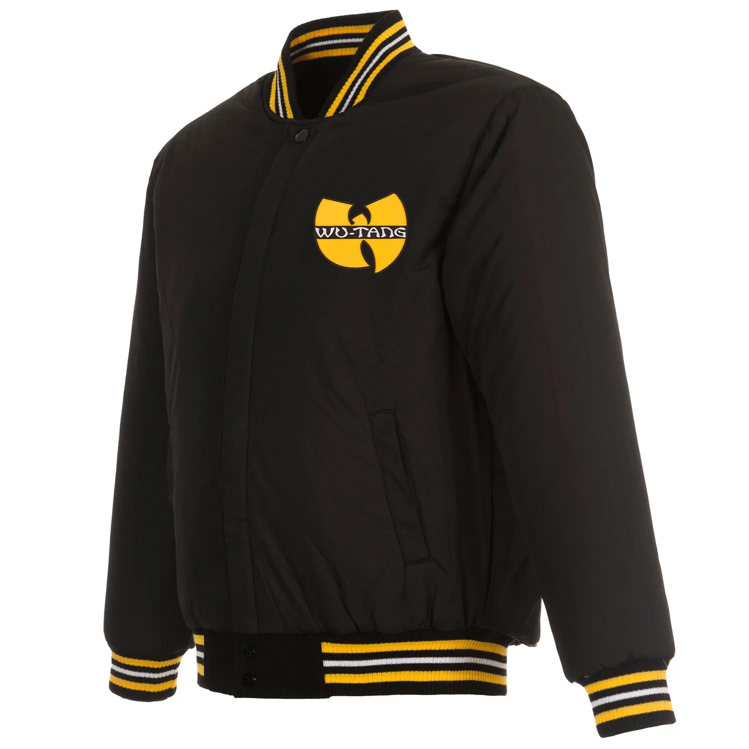 Wu-Tang Classic Logo Varsity Jacke Wolle reversible