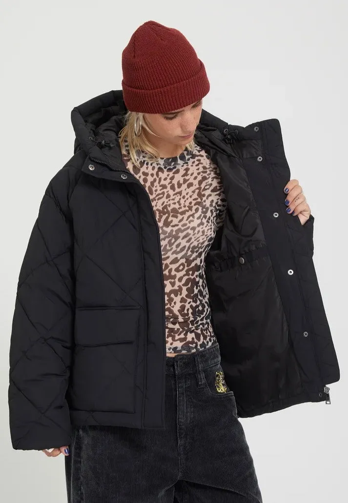 Impericon Out Of Boxy Puff Jacke Schwarz Damen