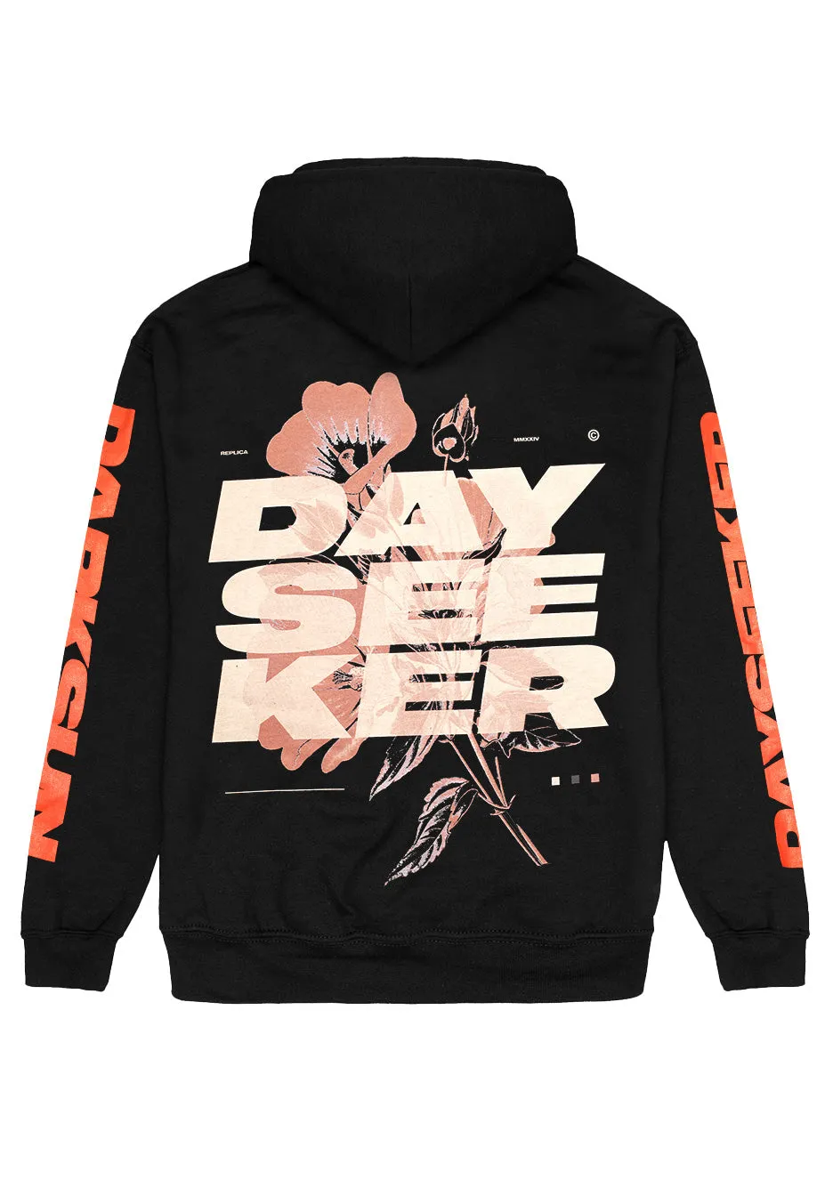 Impericon Replica Floral Hoodie schwarz Unisex