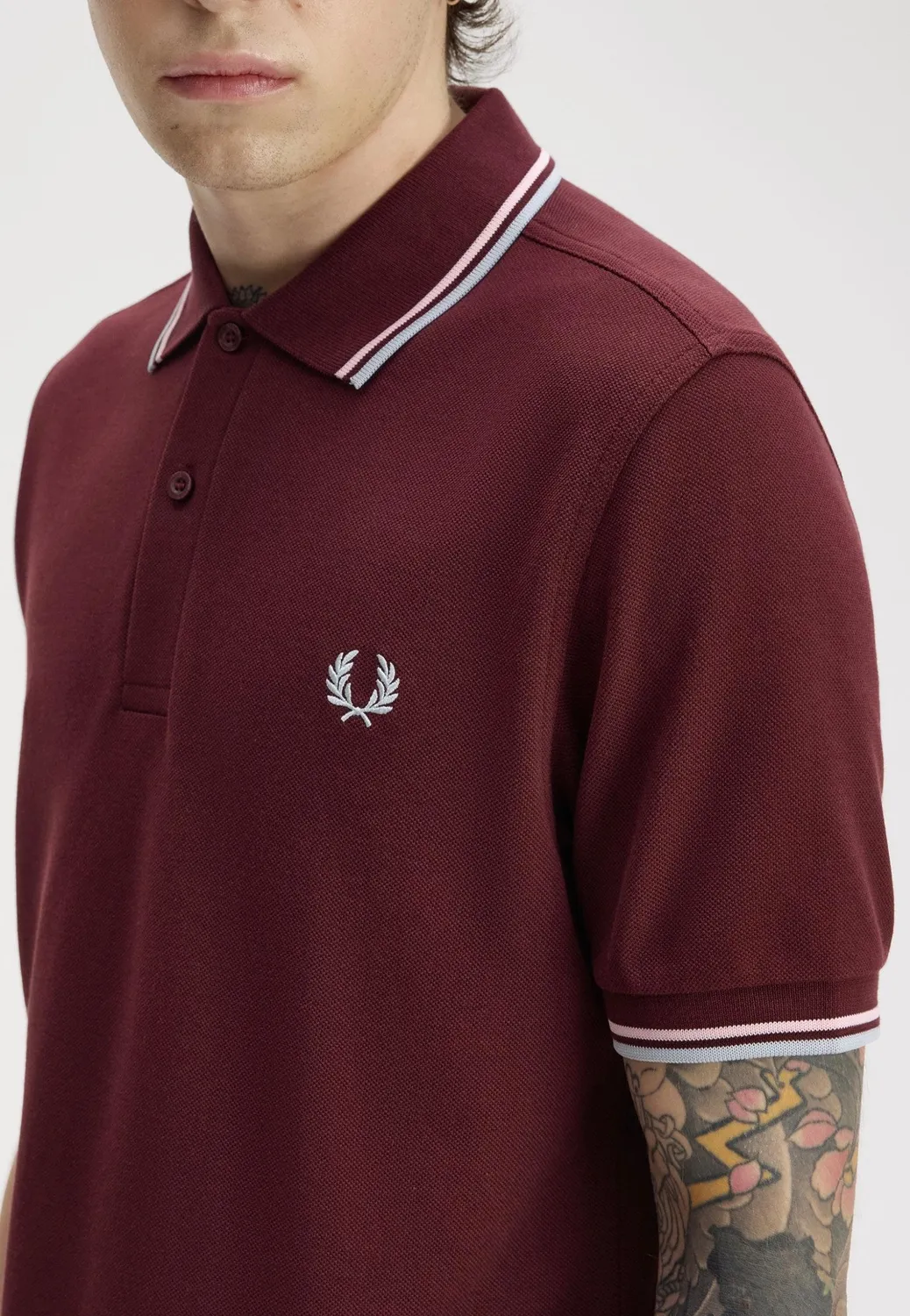 Impericon Twin Tipped Oxblood Polo Baumwolle burgund Neuheit
