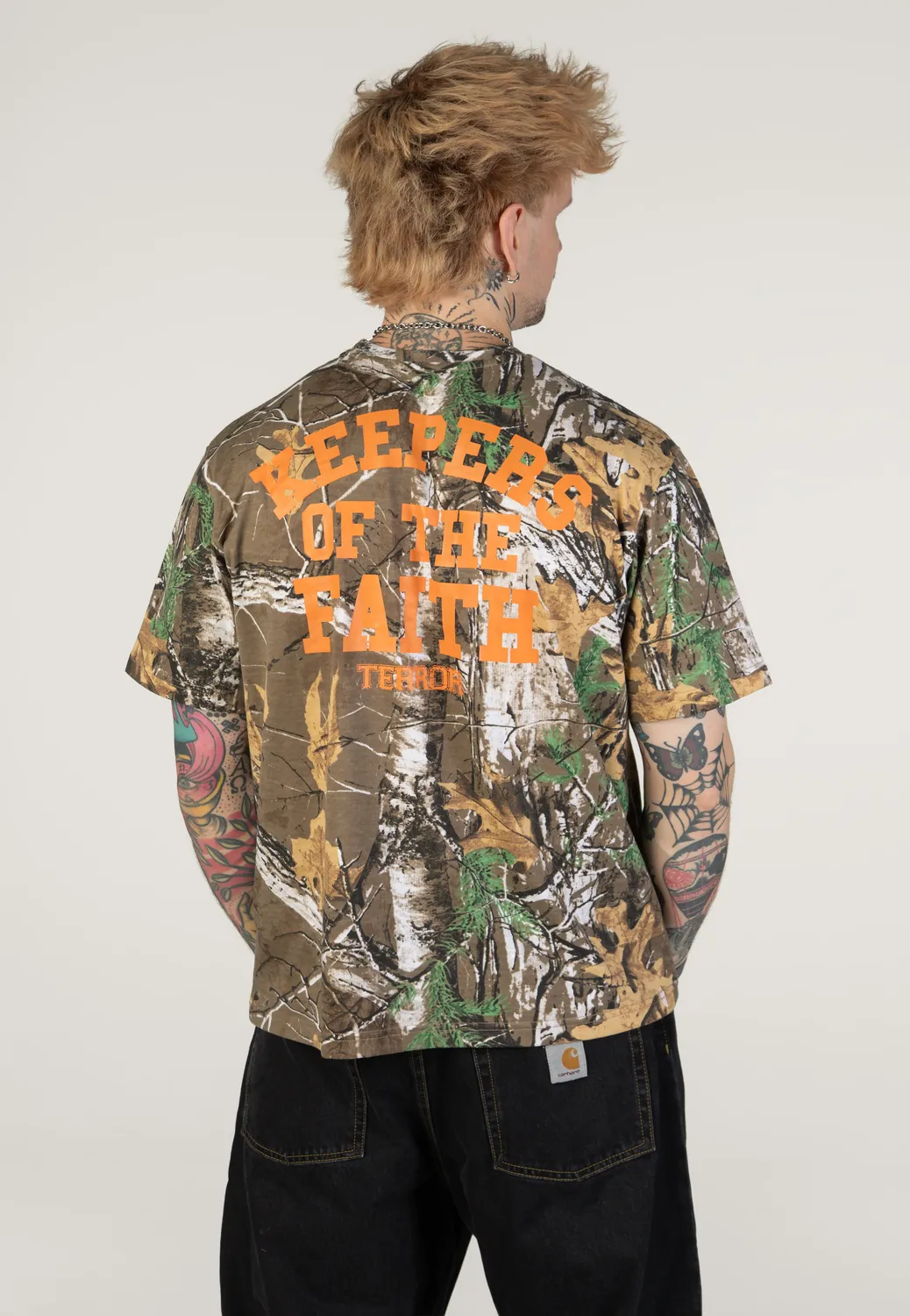 Impericon Keepers Of The Faith Real Camo T-Shirt grün