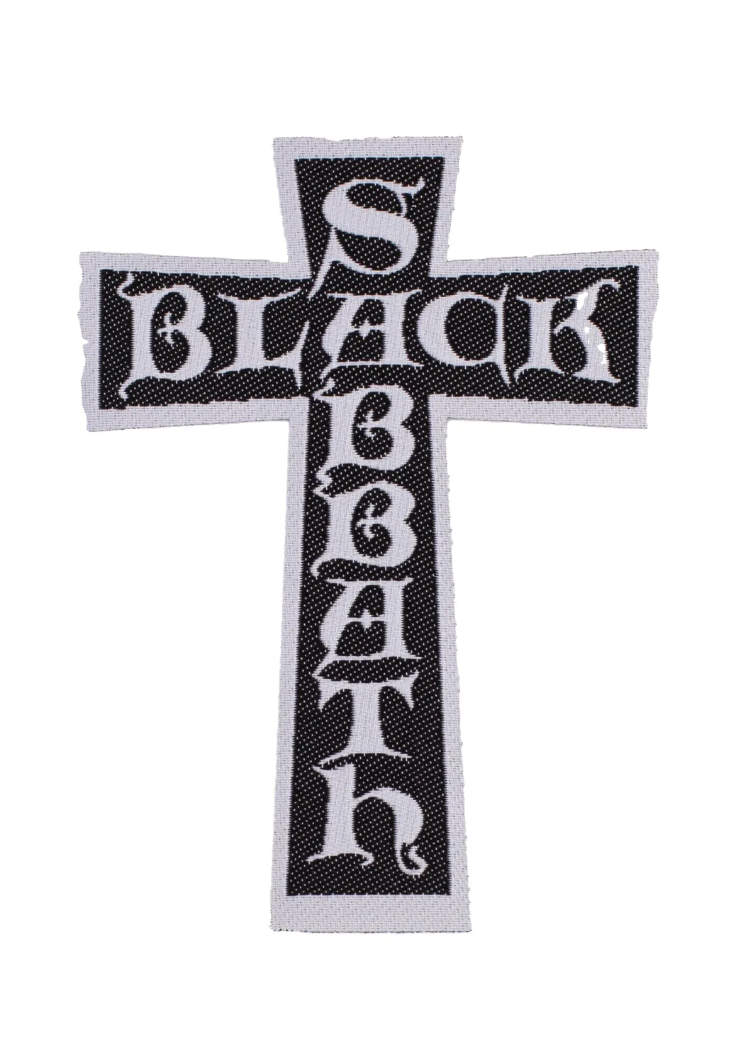 Impericon Cross Logo Cut Out Aufnäher schwarz