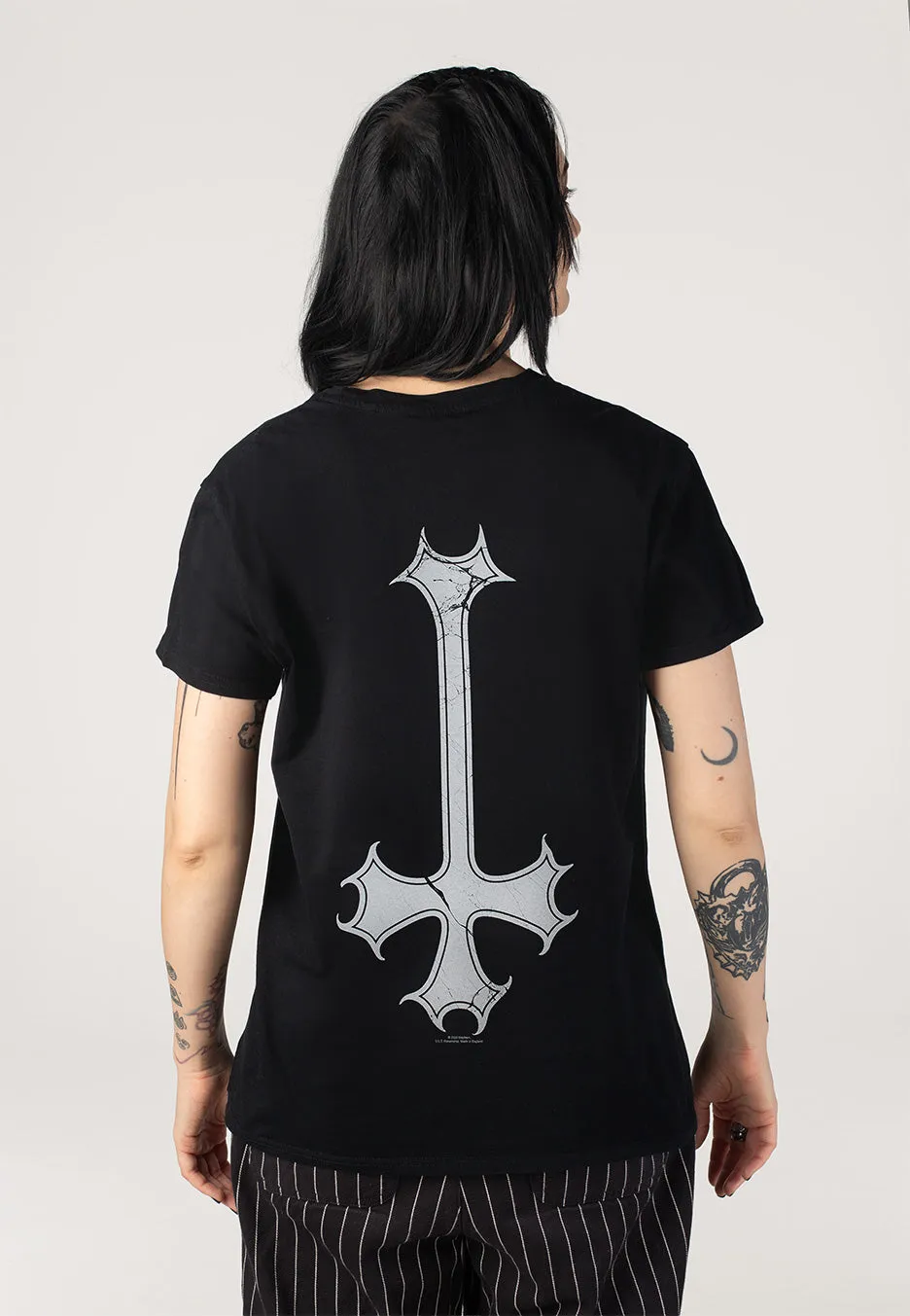 Impericon Skull Omega T-Shirt schwarz Black Metal