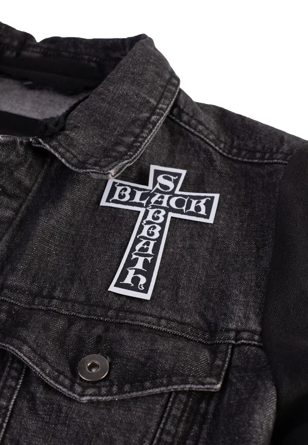 Impericon Cross Logo Cut Out Aufnäher schwarz
