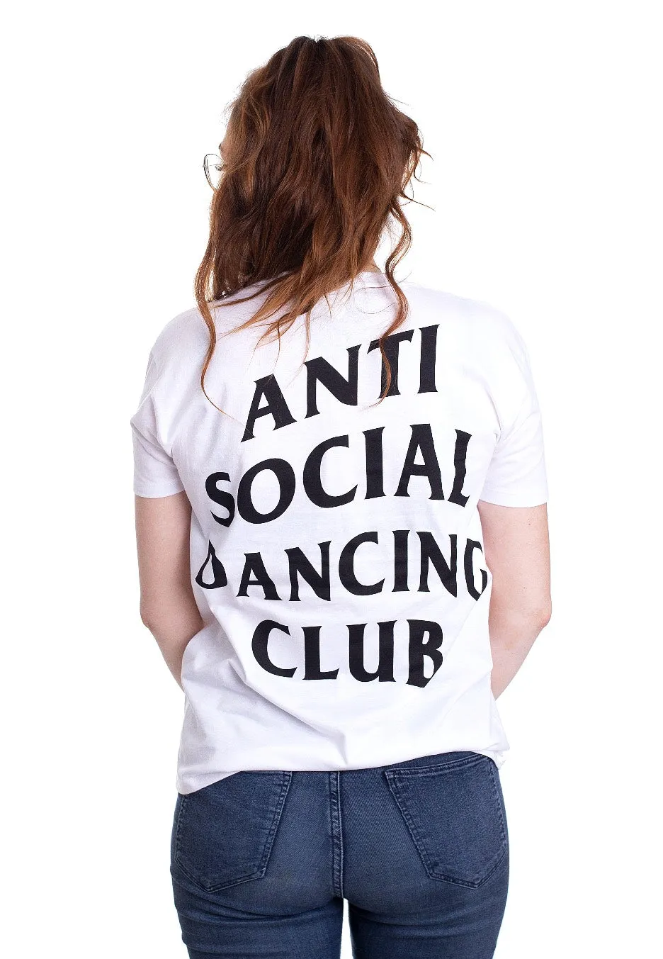 Impericon Anti Social T-Shirt Weiß Jersey