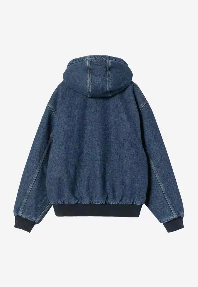 Carhartt WIP OG Active Jacke Stone Washed Blue Damen