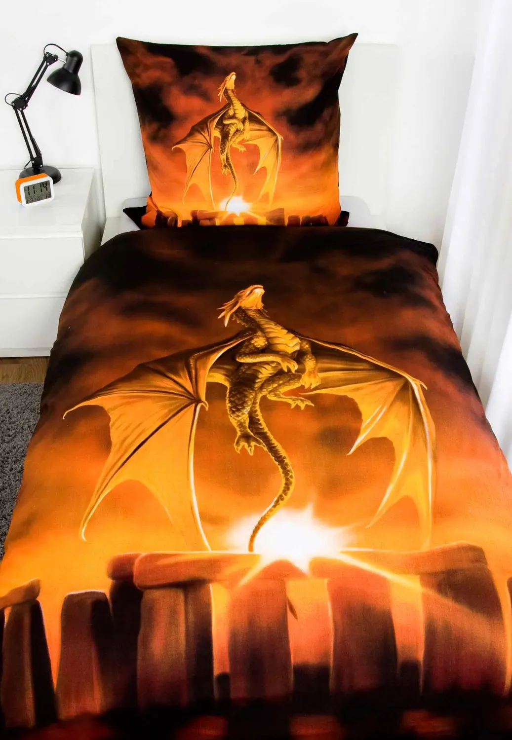 Impericon Dragon Bettwäsche 135x200 Renforcé bunt