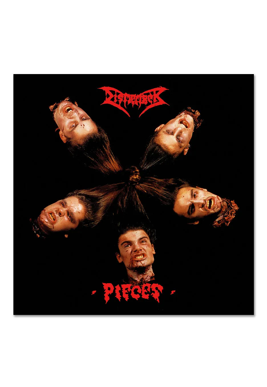 Impericon Pieces Red/Black Half/Half Vinyl LP