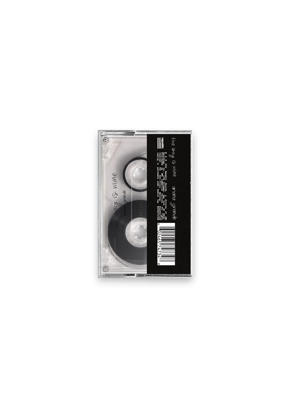 Ariana Grande The Boy Is Mine Kassette Single A-cappella