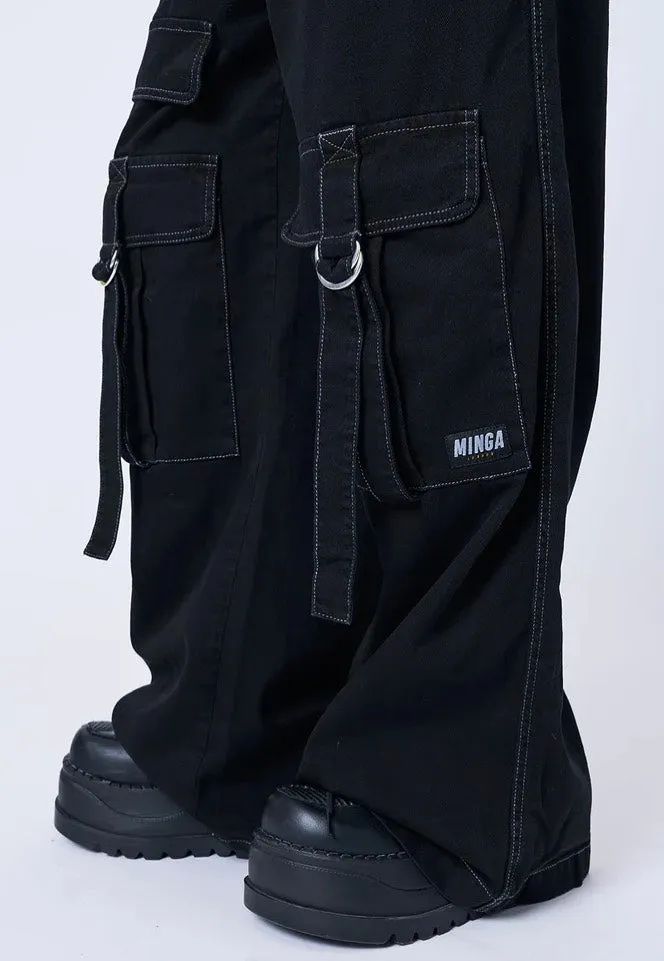 Impericon Tyra Black Utility Pockets Hose schwarz