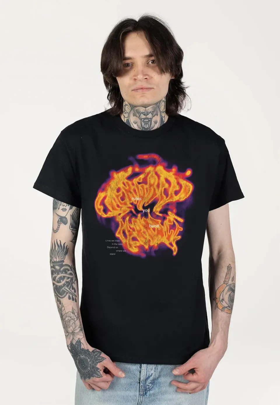 Acid Logo T-Shirt Schwarz Melodic Hardcore