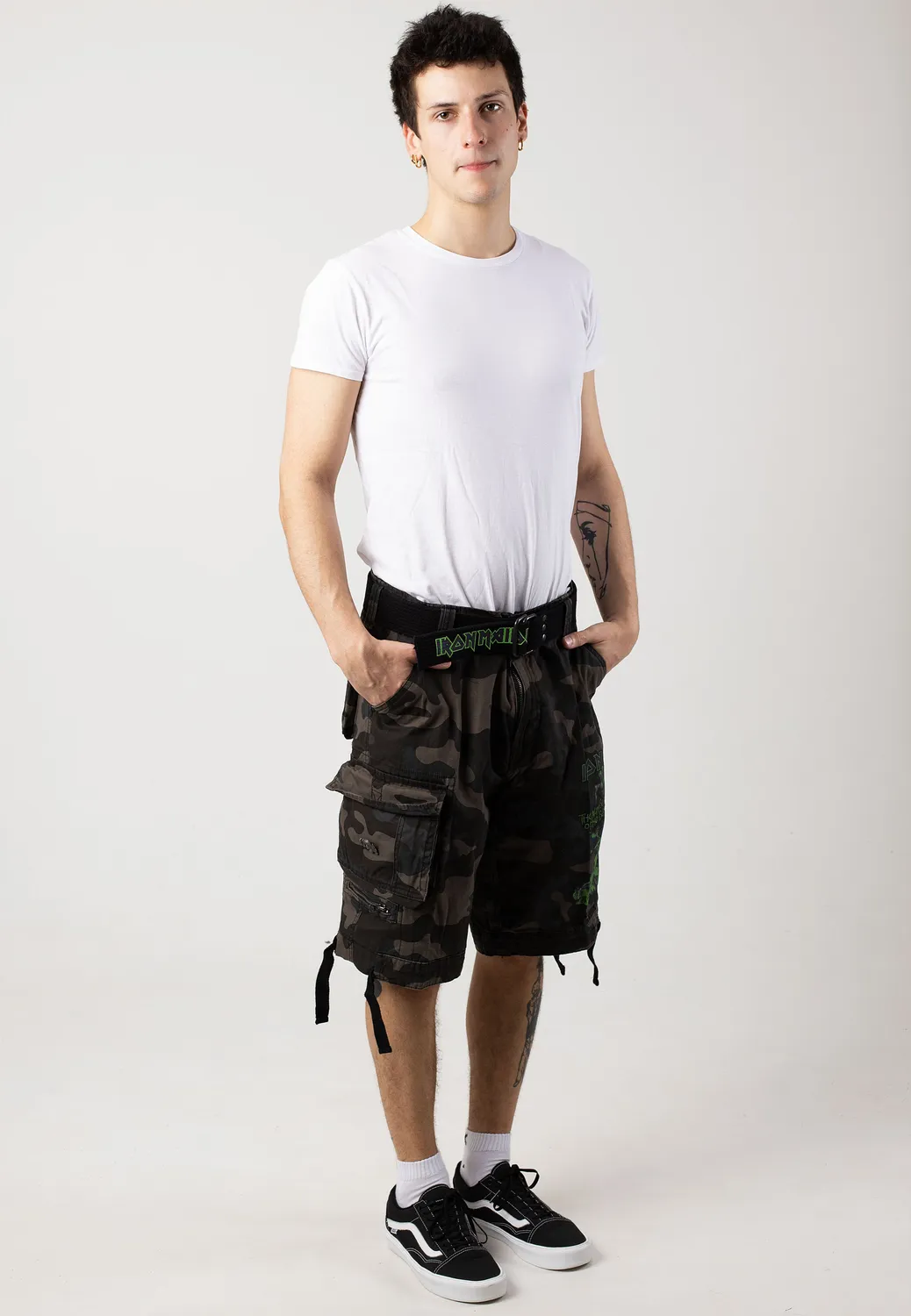 Impericon Savage Number Of The Beast Darkcamo Shorts